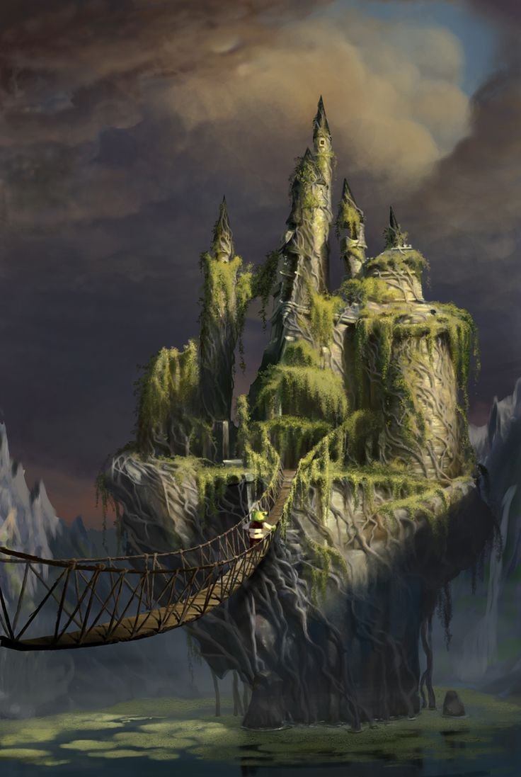 Шрек замок дракона