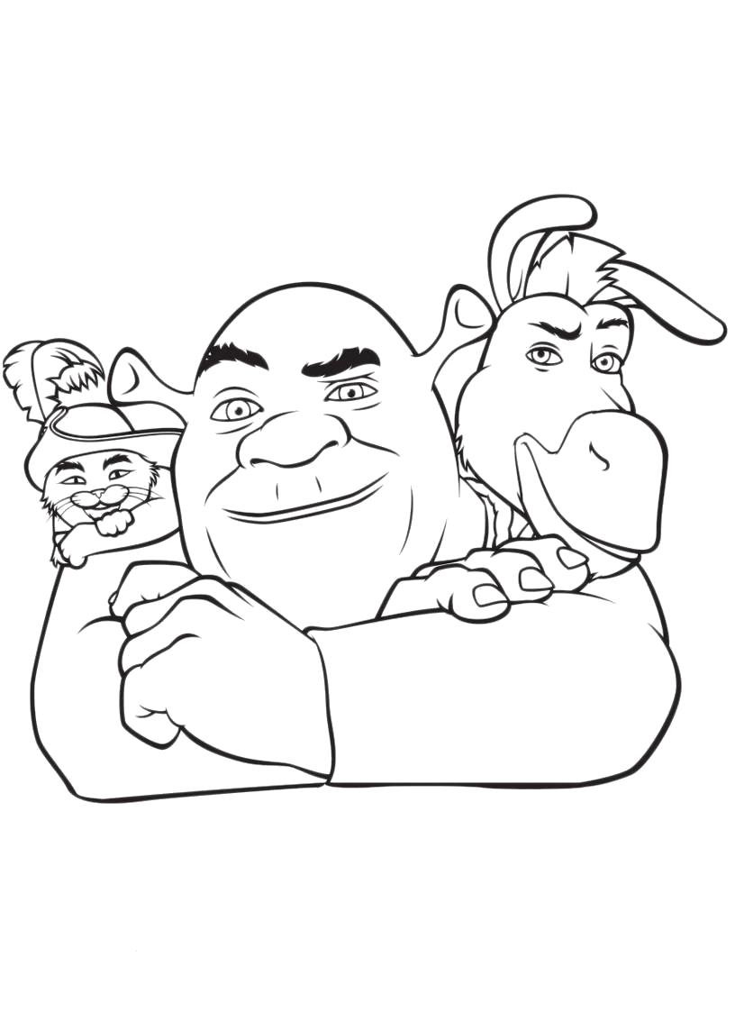 Первый концепт арт Шрека