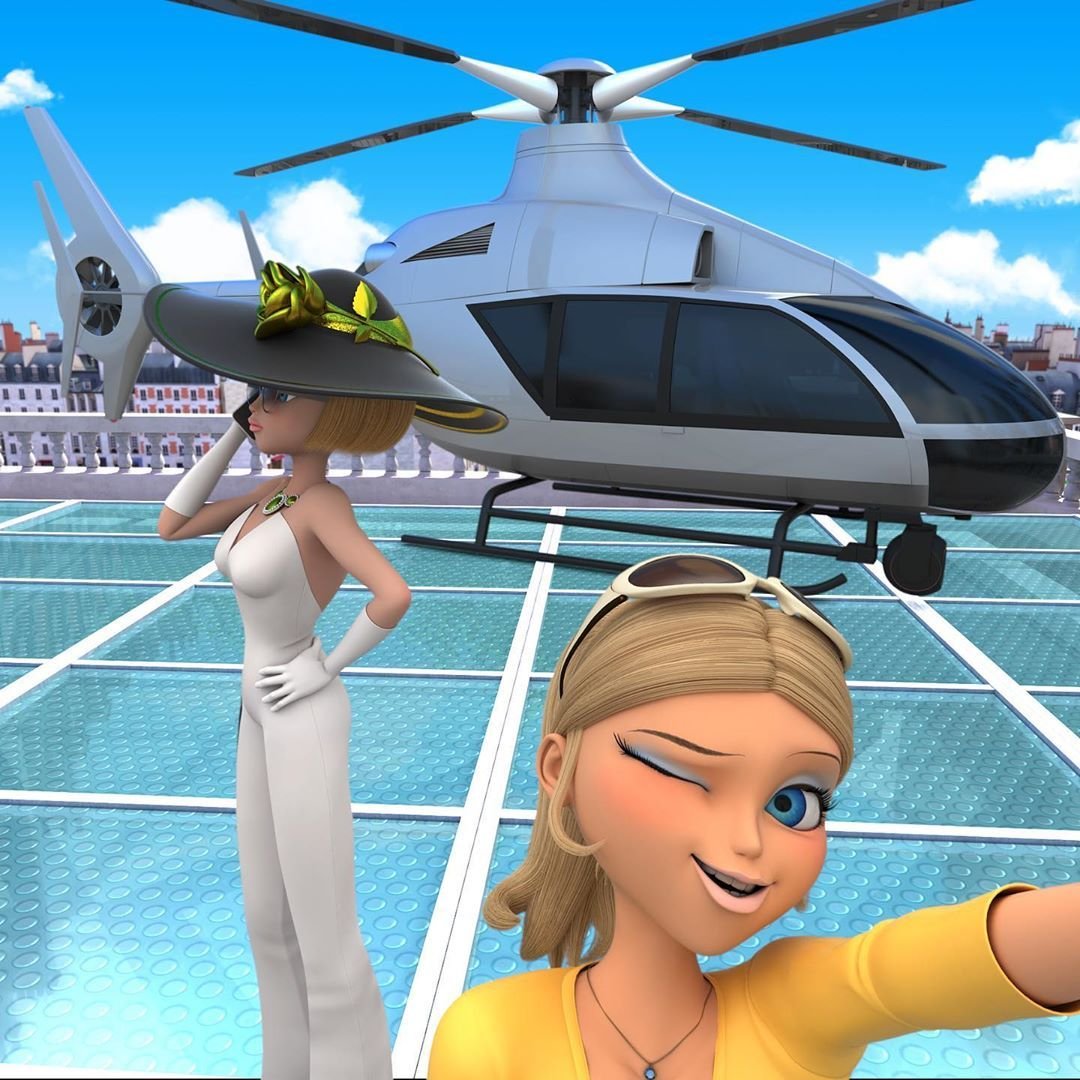 Хлоя буржуа и Маринетт