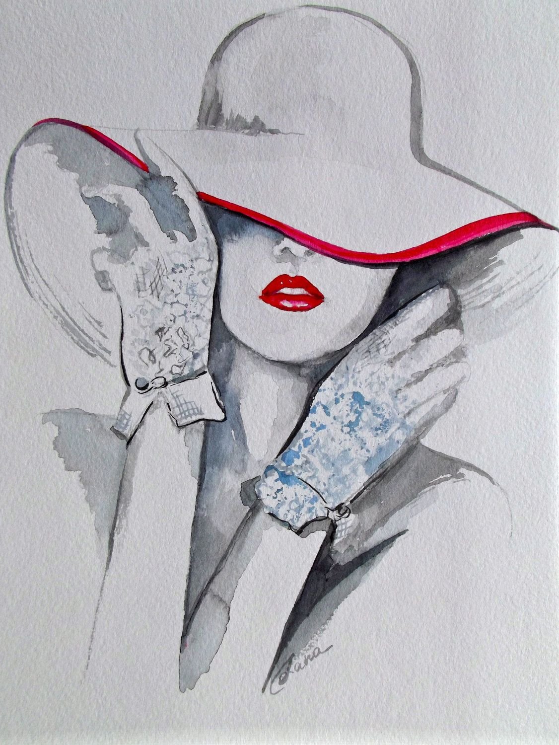 Девушка иллюстрация