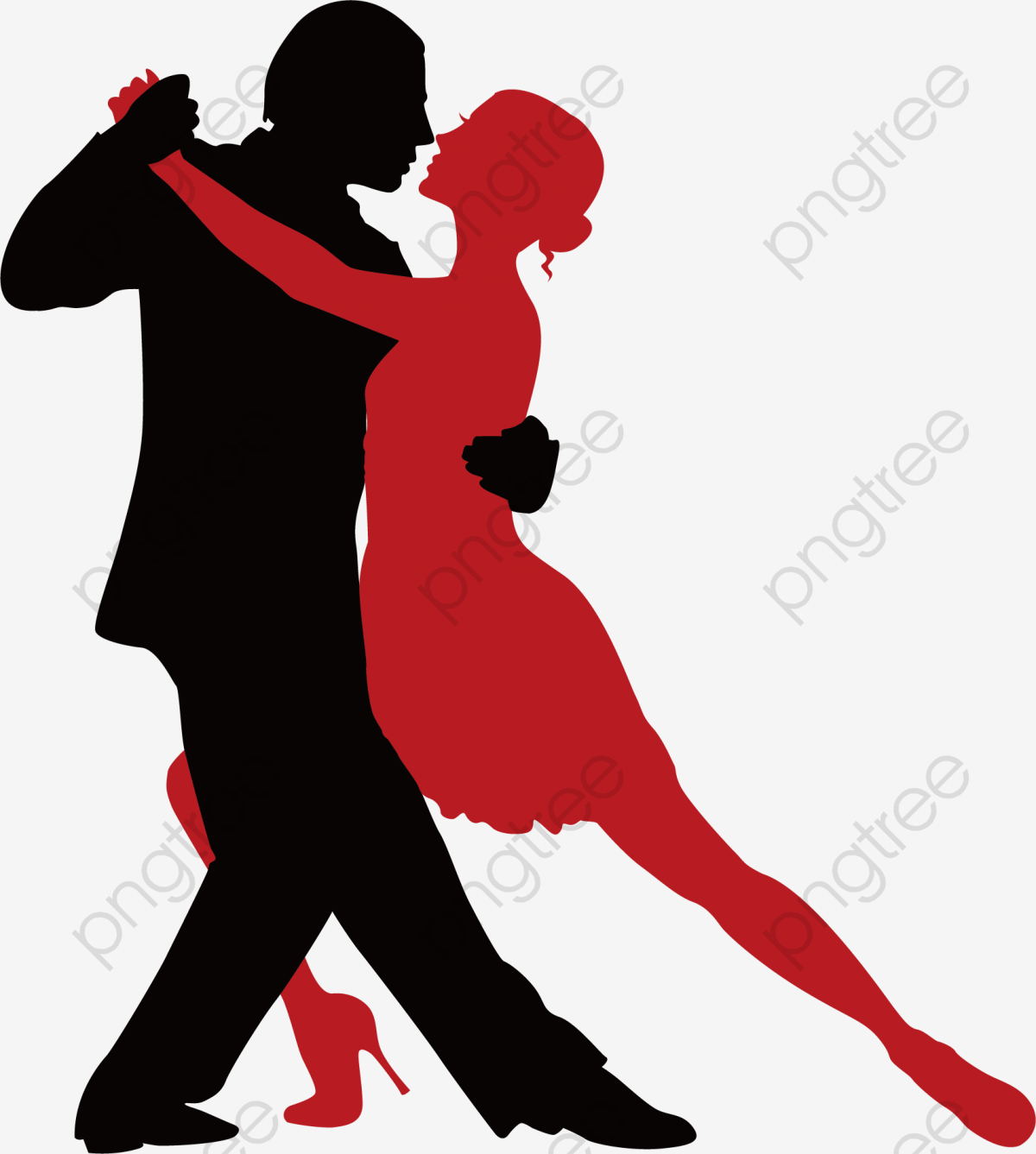 Силуэт танцующей пары