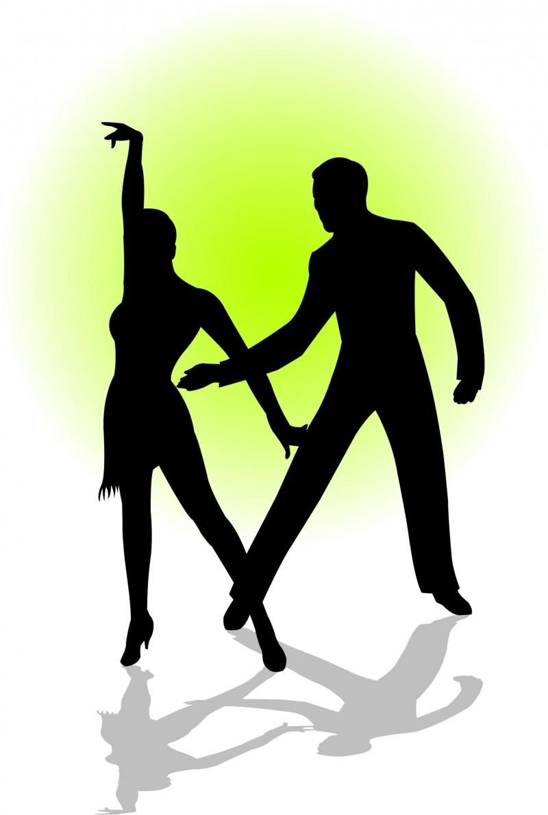 Социальные танцы силуэты