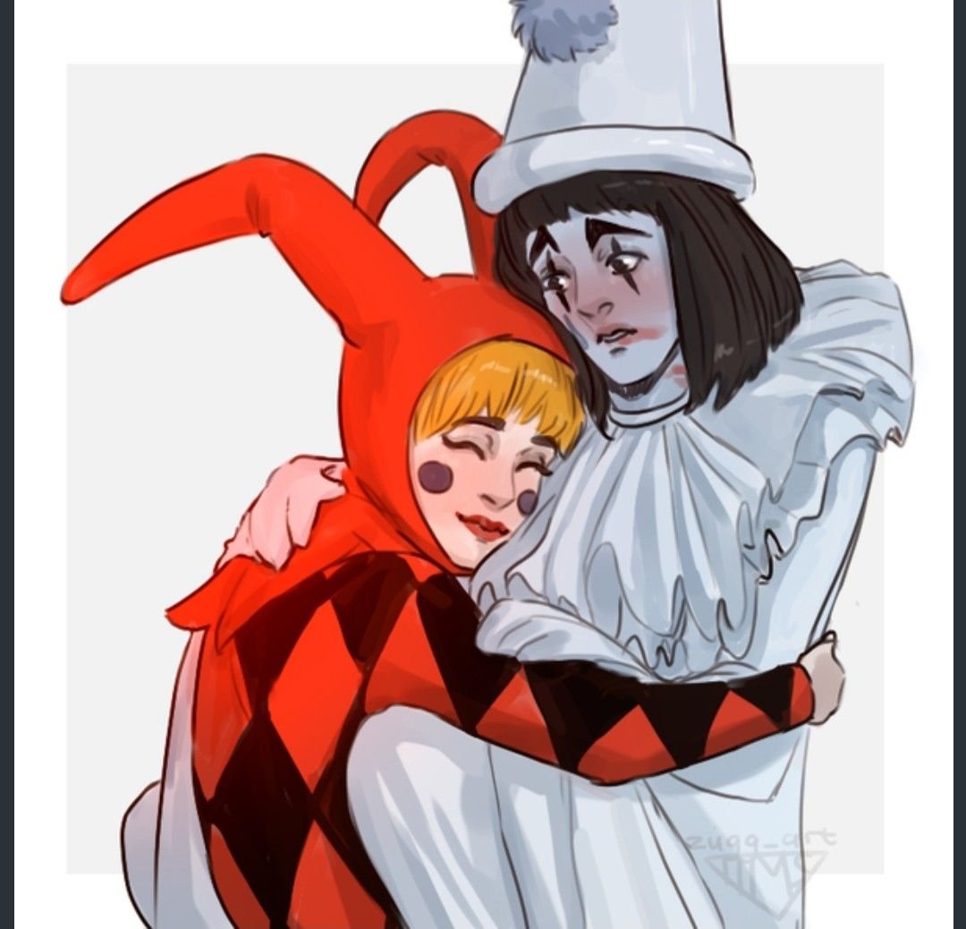 Пьеро и Арлекин арт