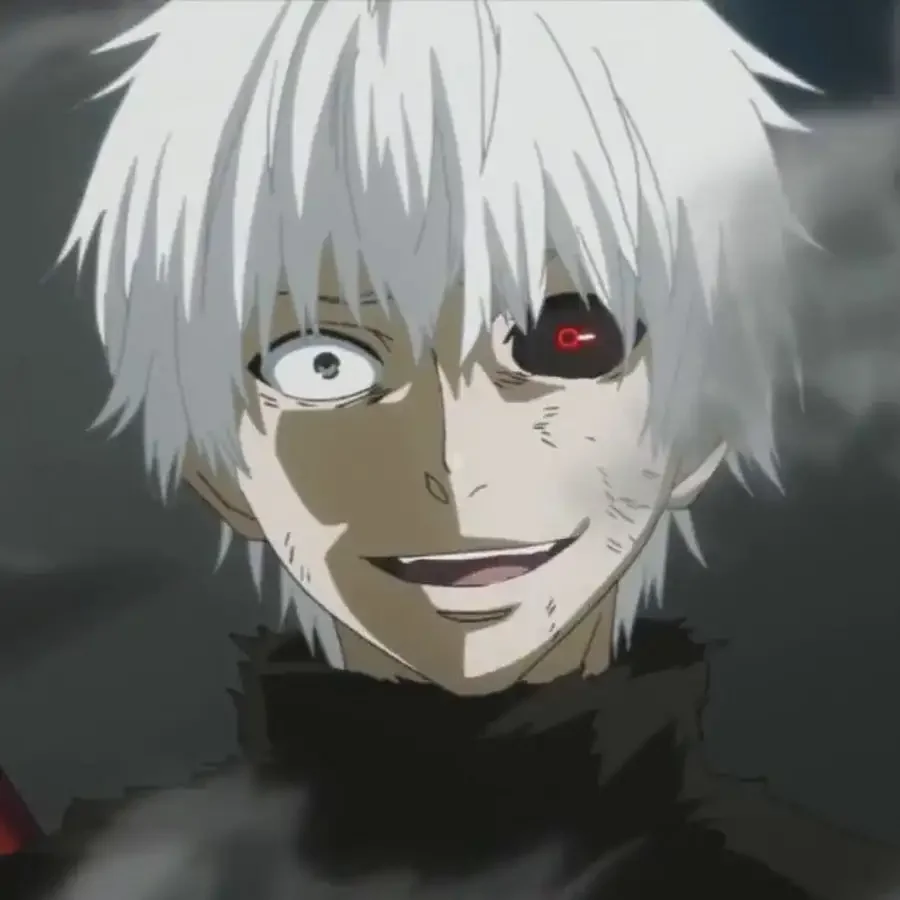 Канеки Кен безумная улыбка