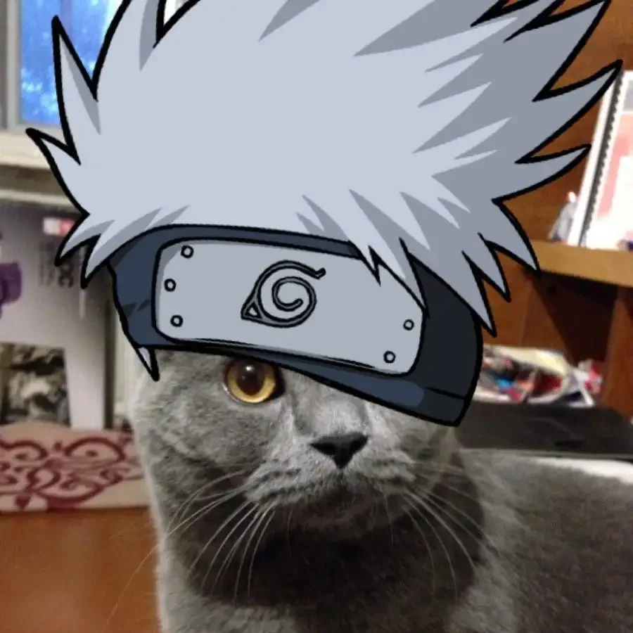 Кот аниме Наруто