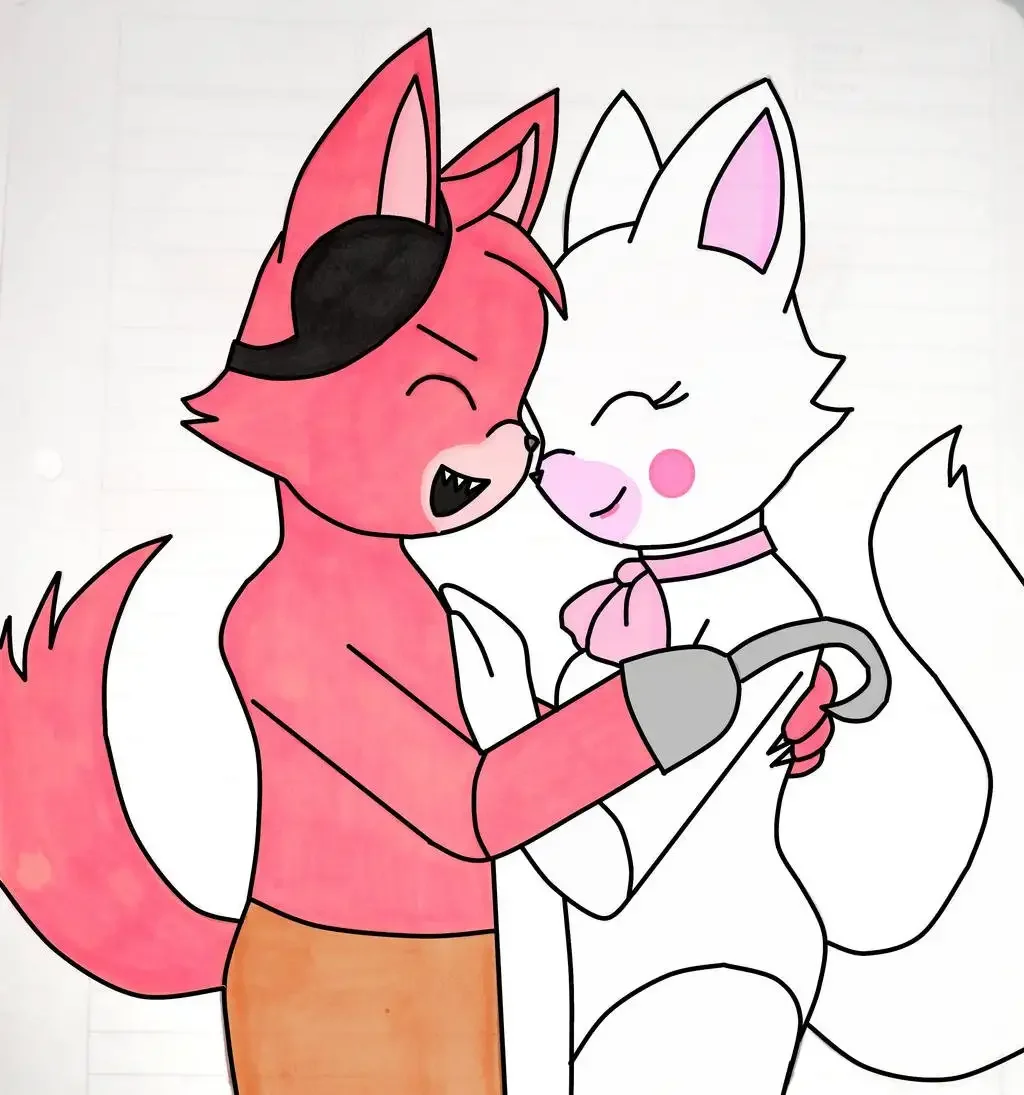 ФНАФ Мангл и Фокси