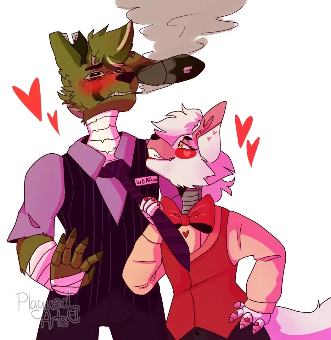 ФНАФ Мангл и Фокси