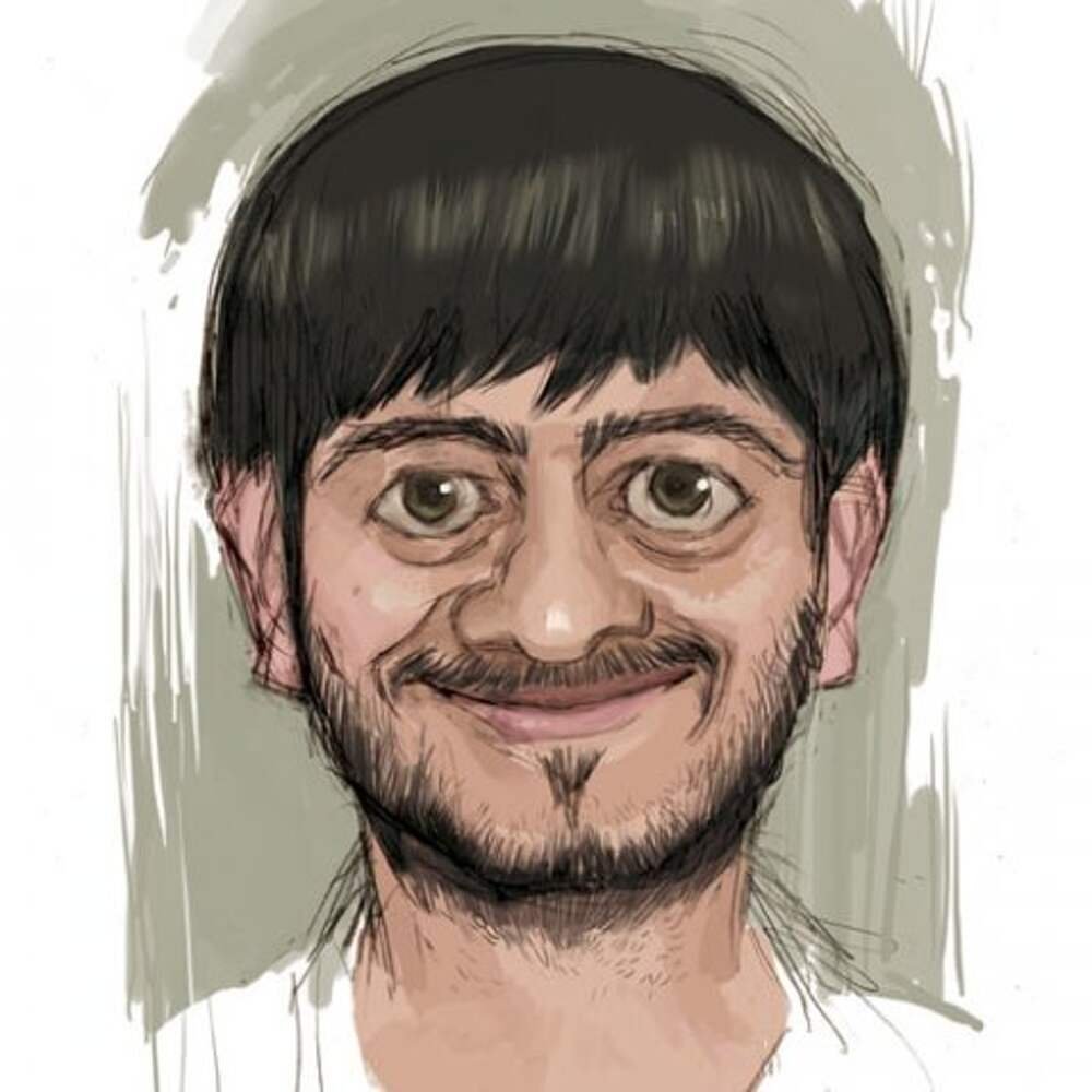 Михаил Галустян шарж