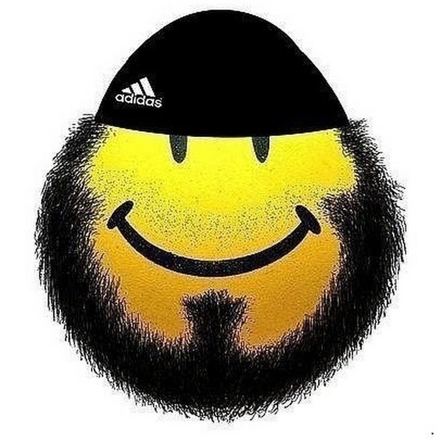 Смайлик с бородой