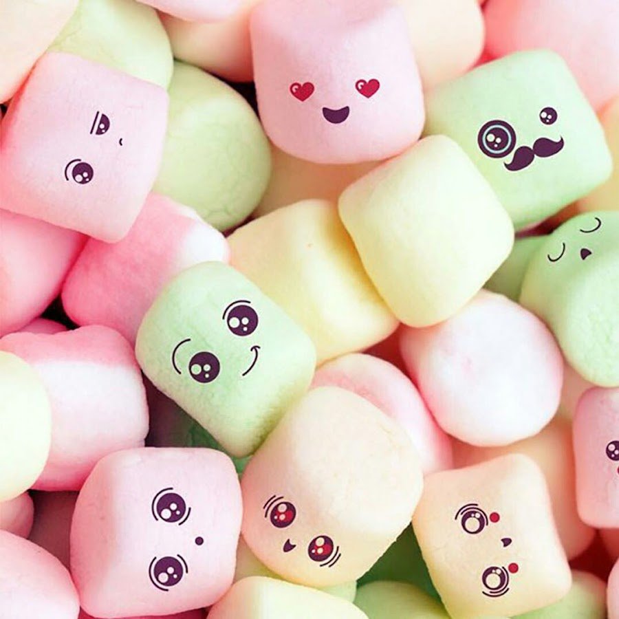 Зефирки с лицами