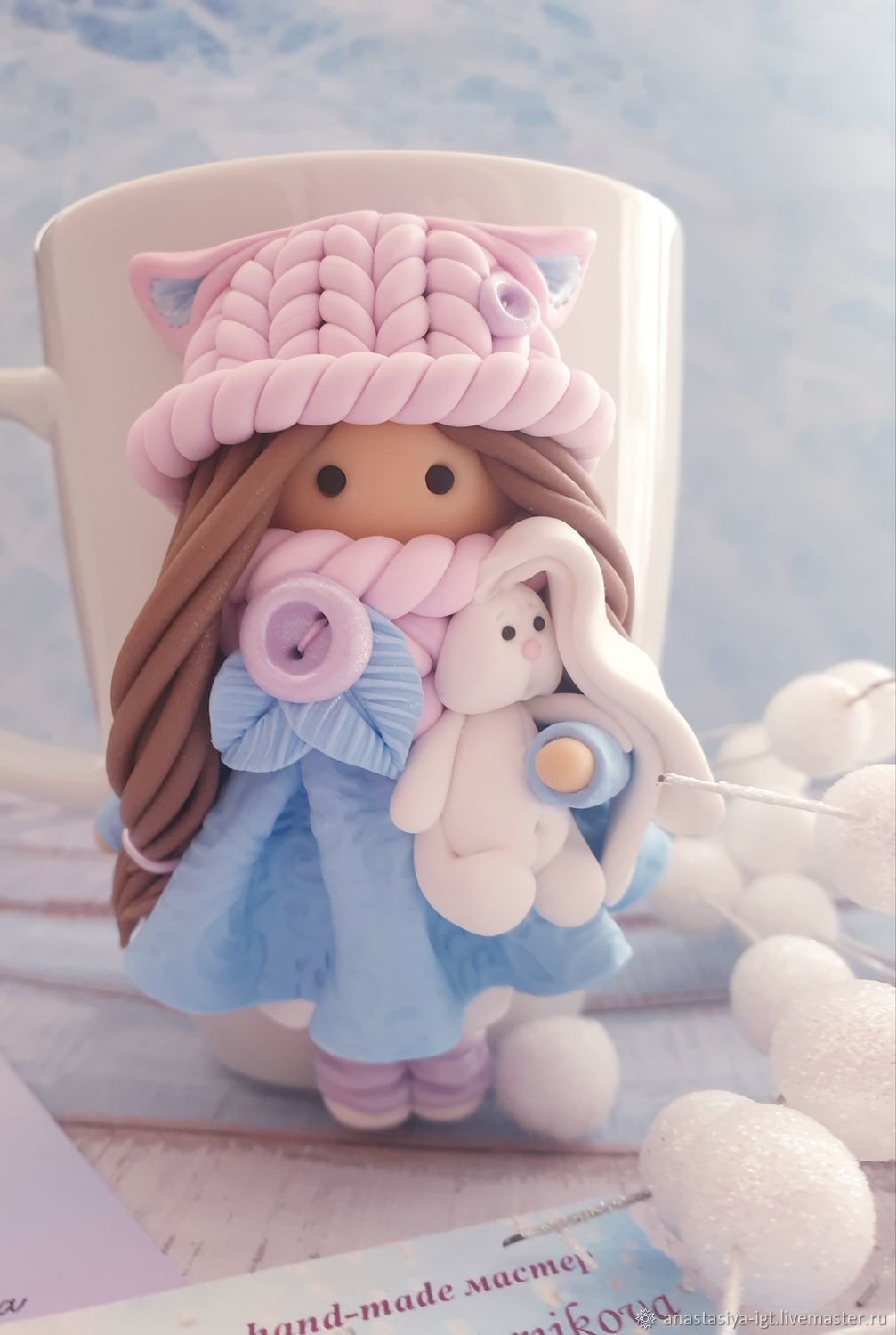 Полимерная глина зефирки