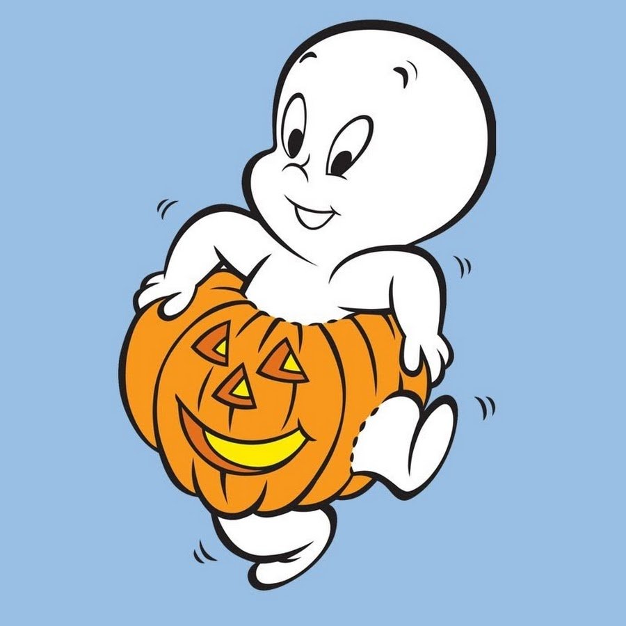 Приведение Каспер на Хэллоуин