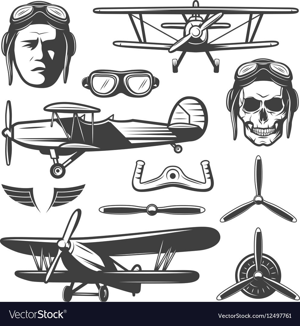 Стилизованное изображение самолета