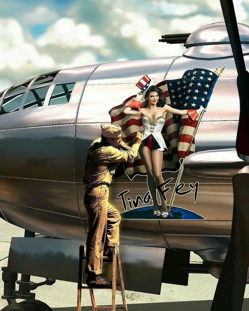 Пин ап на самолетах
