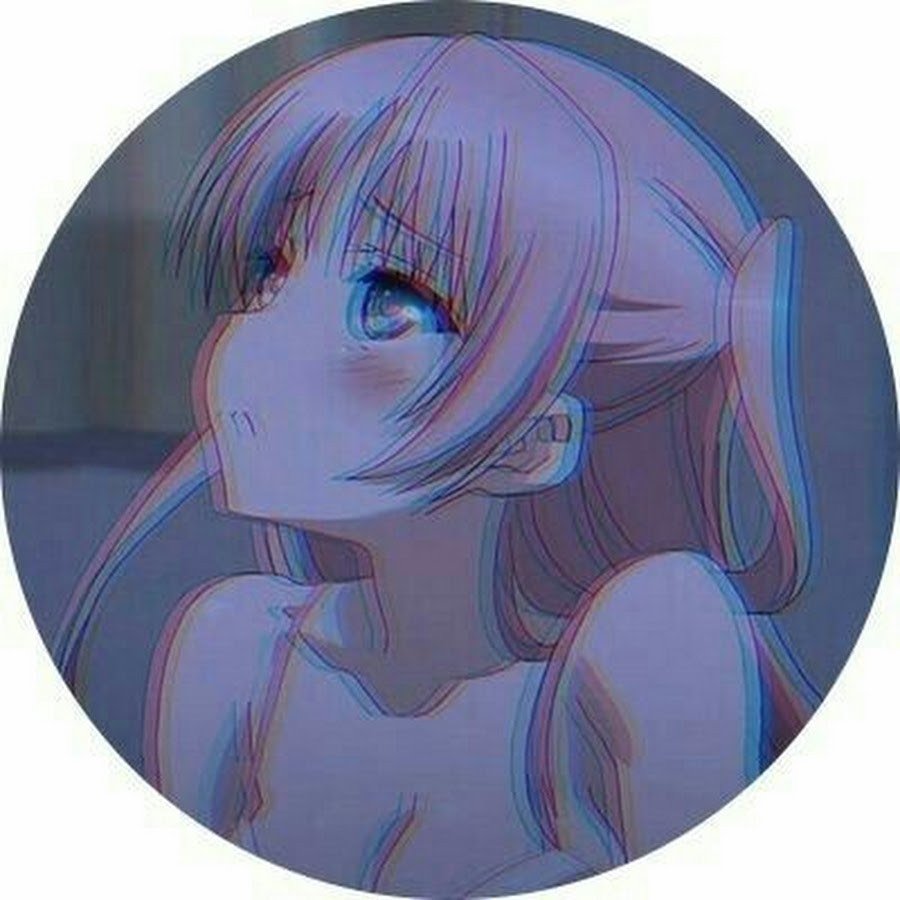 Аниме девушка в круге