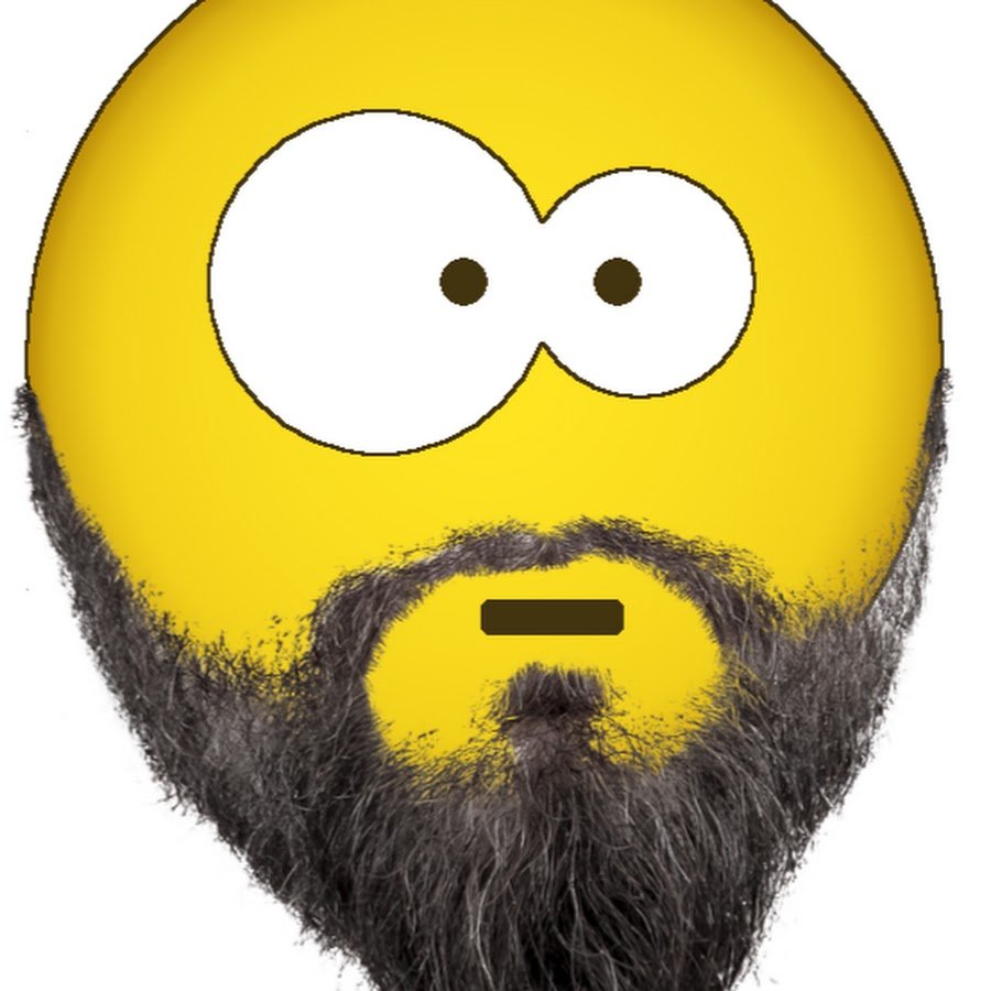 Смайлик с бородой