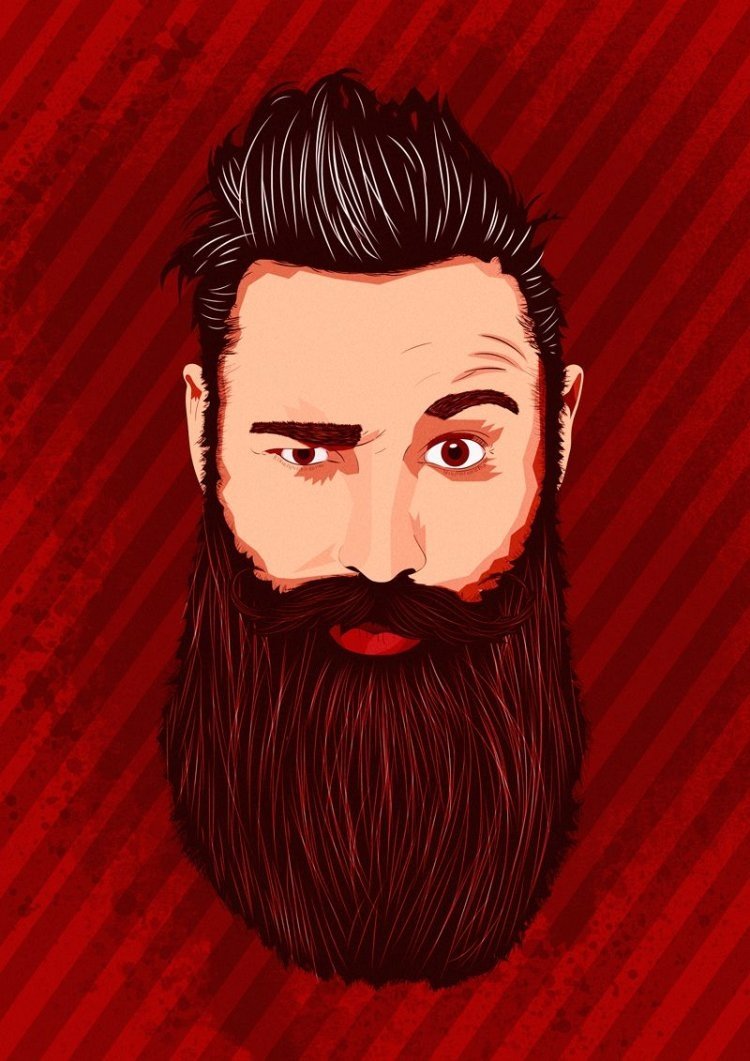 Борода на аву