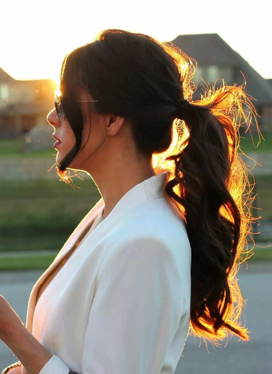 Девушка в купальнике со спины