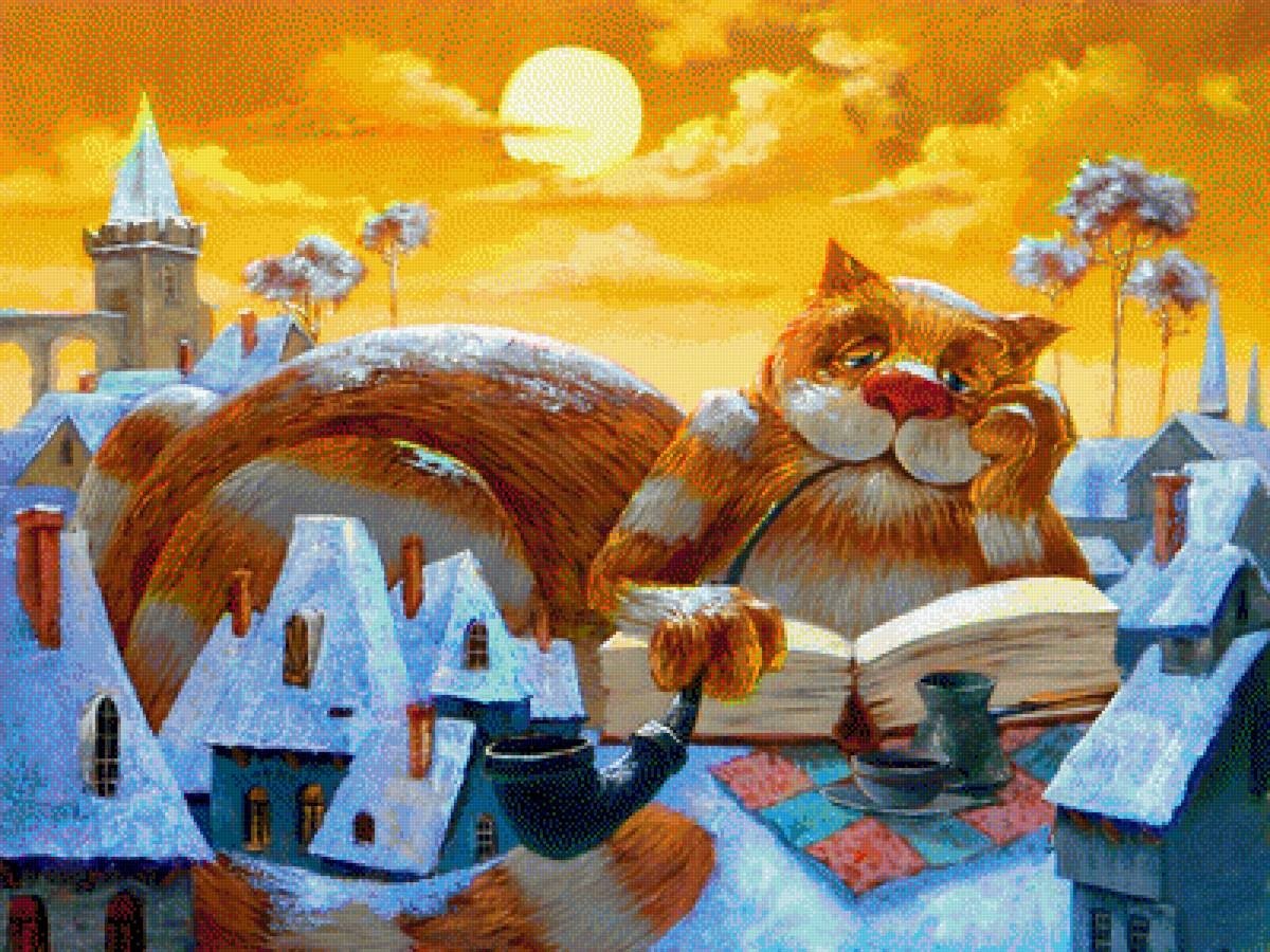 Кот баюн арт