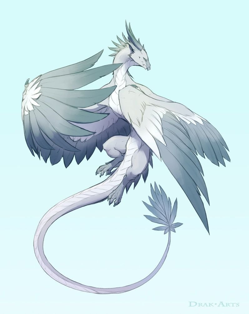 Белый дракон виверна