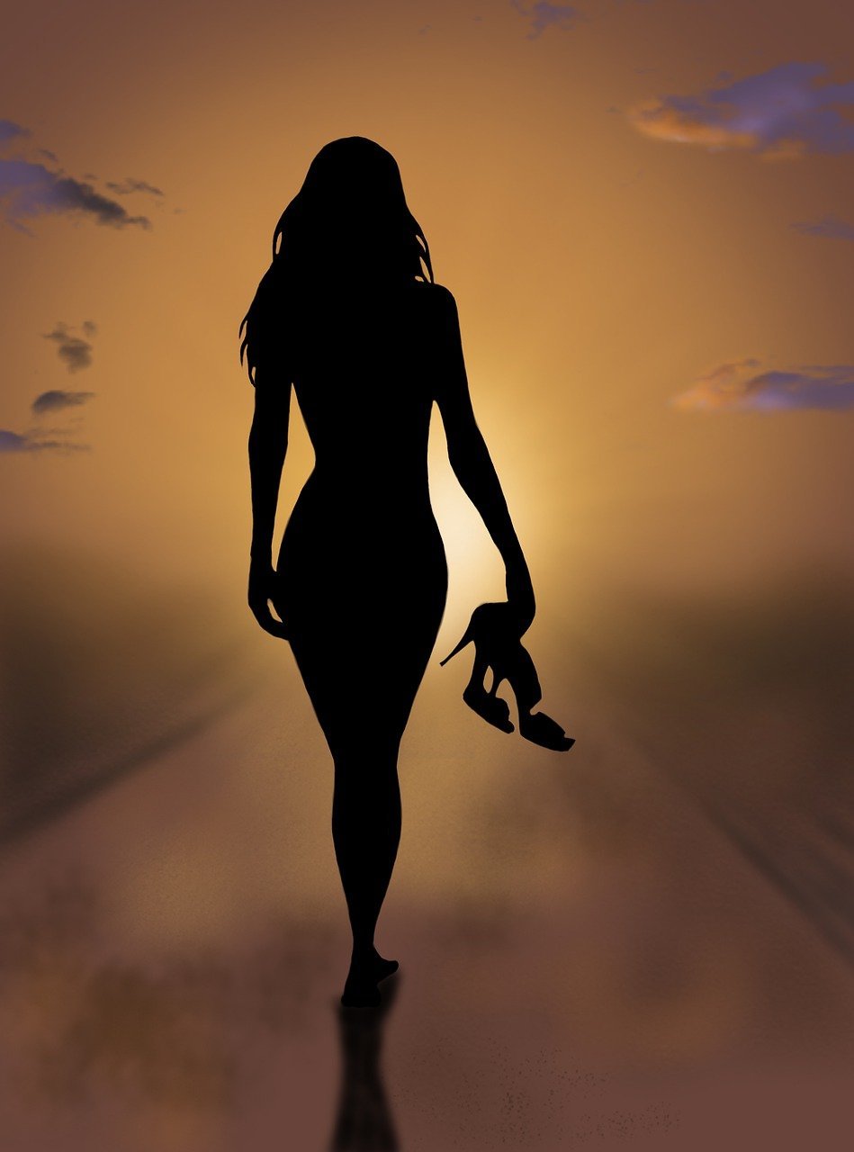 Силуэт девушки