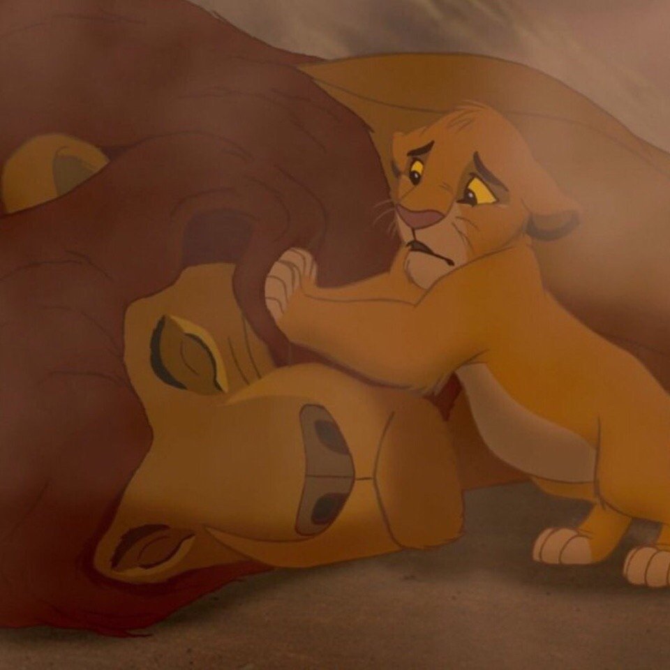 Симба и Муфаса смерть