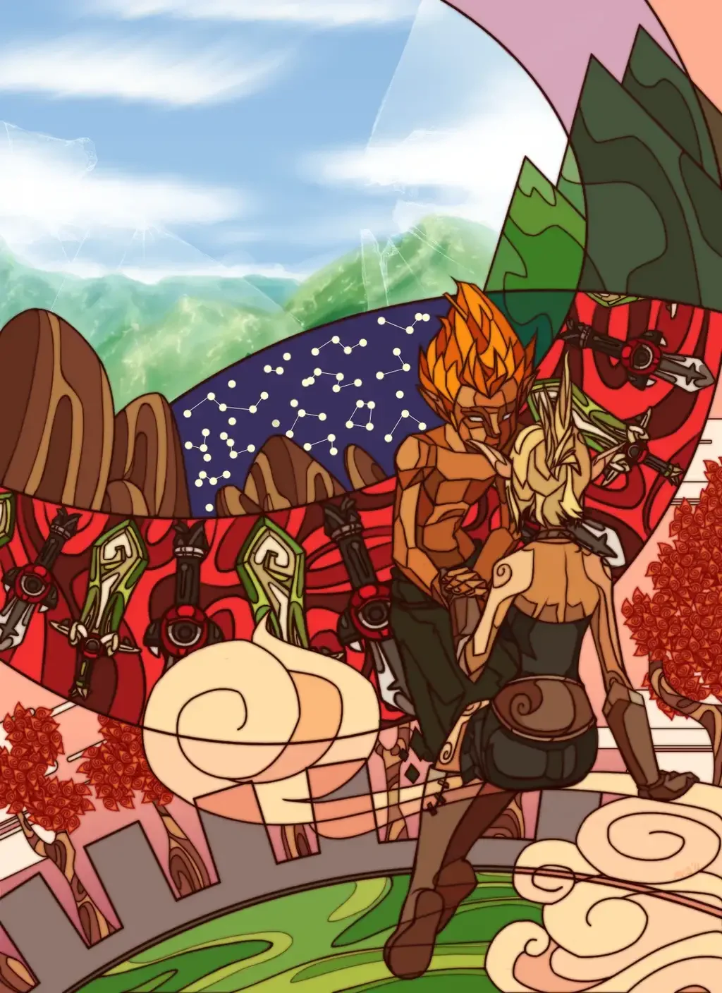 Вакфу Гроуви и ева арт