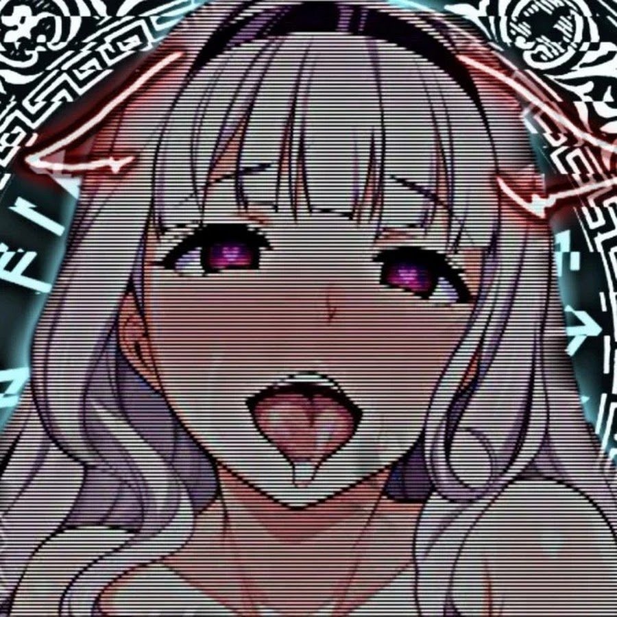 Ахегао аниме на аву