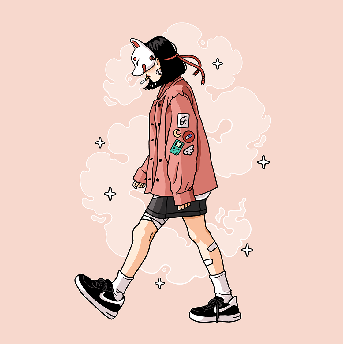 Корейцы рисунок инди КИД