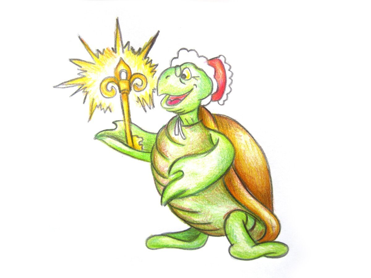 Черепаха Тортилла золотой ключик