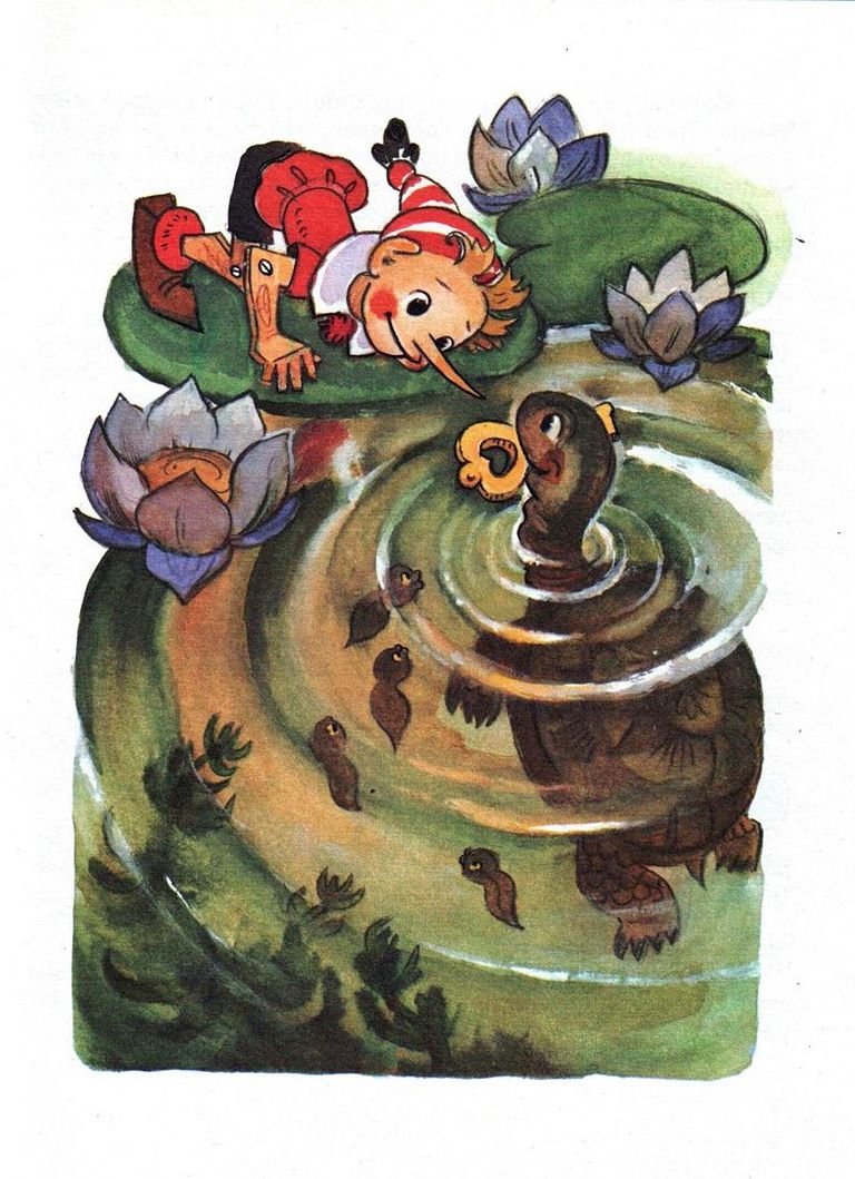 Иллюстрации Буратино Леонид Владимирский