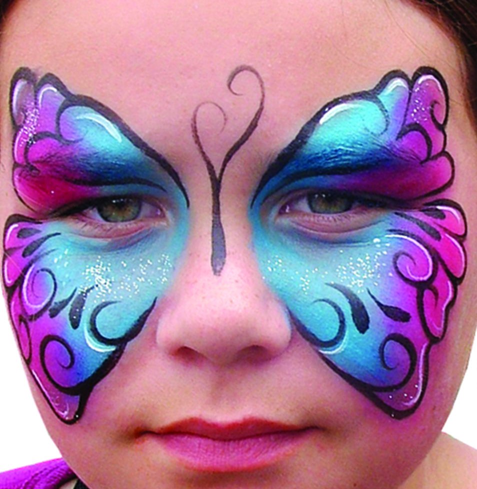 Грим бабочка