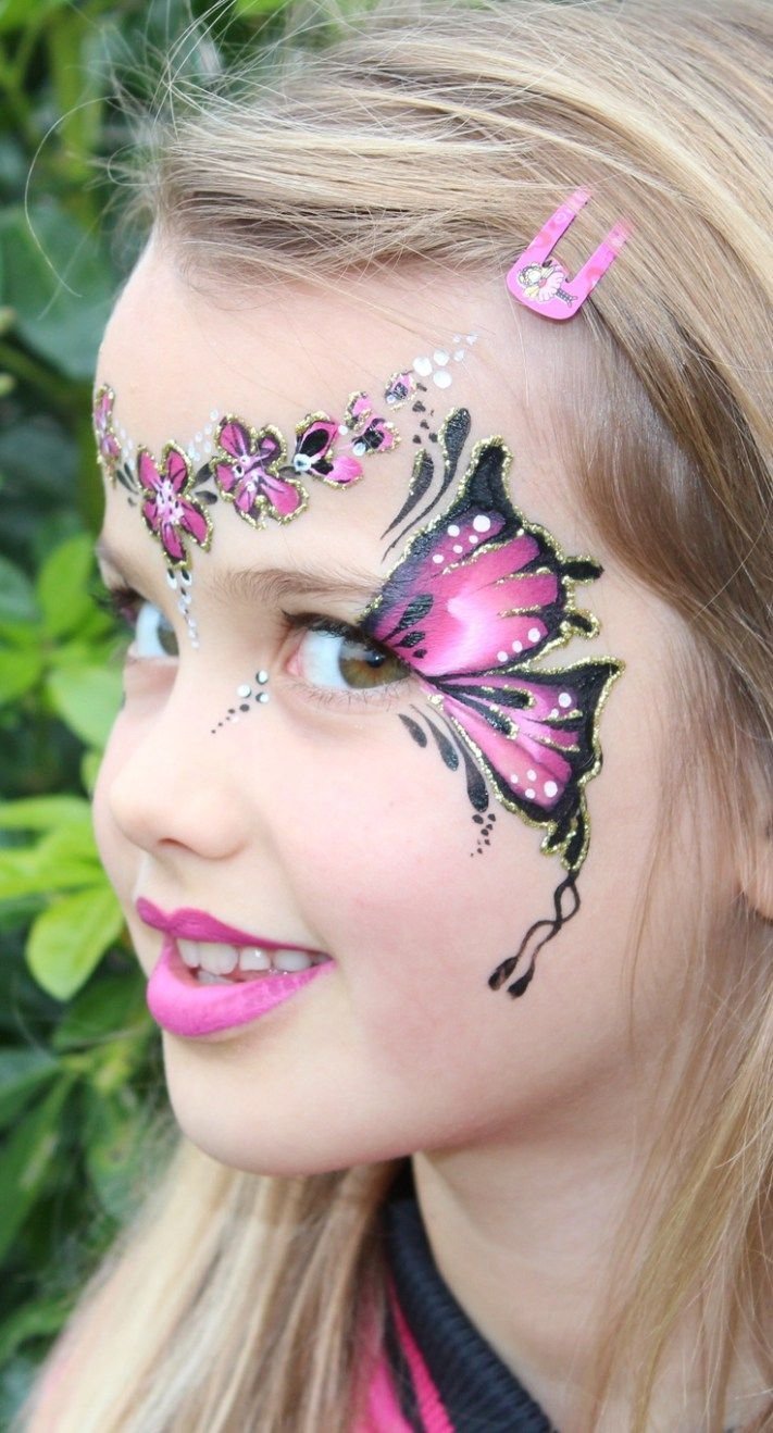 Аквагрим бабочка