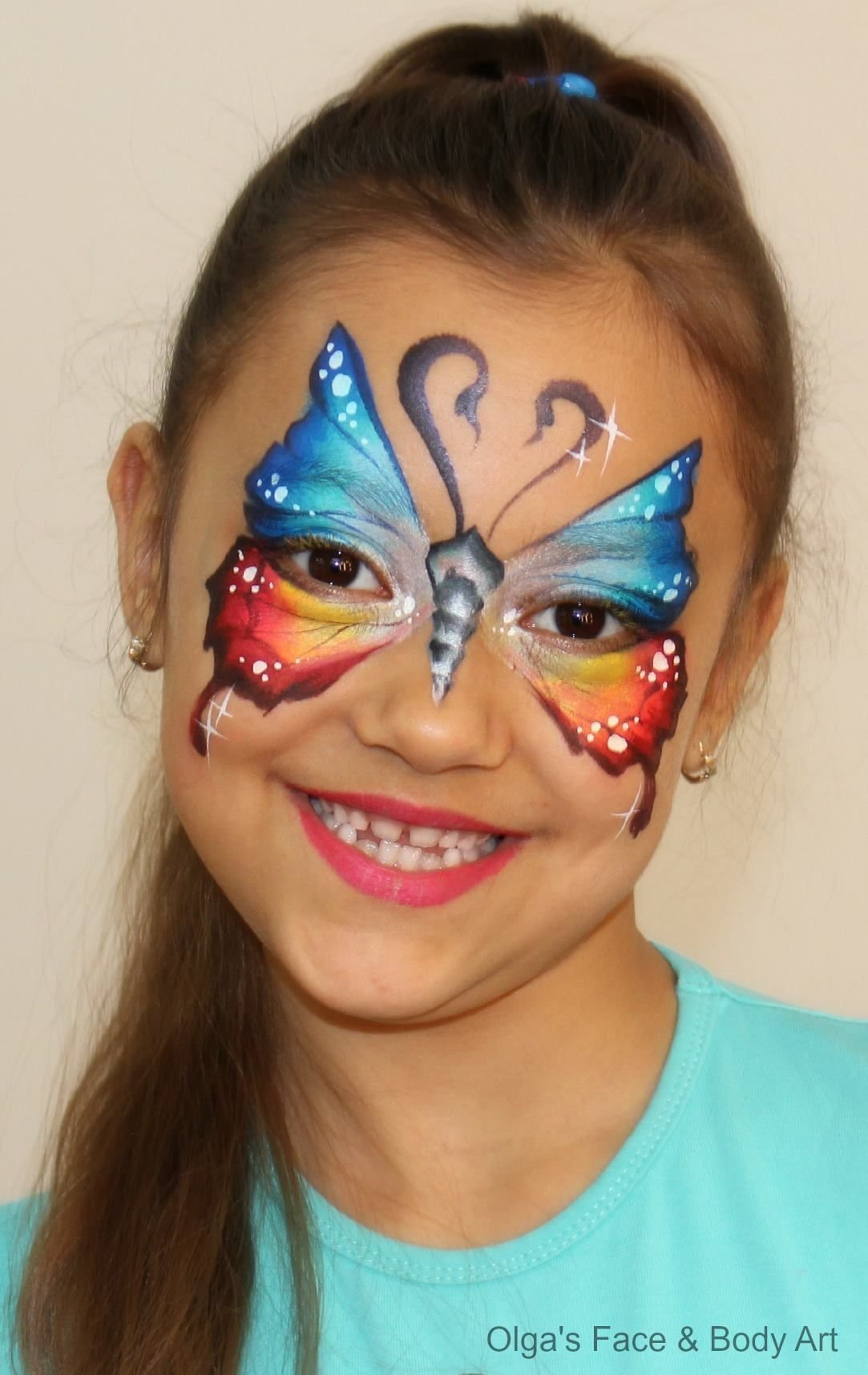 Аквагрим для детей пошагово