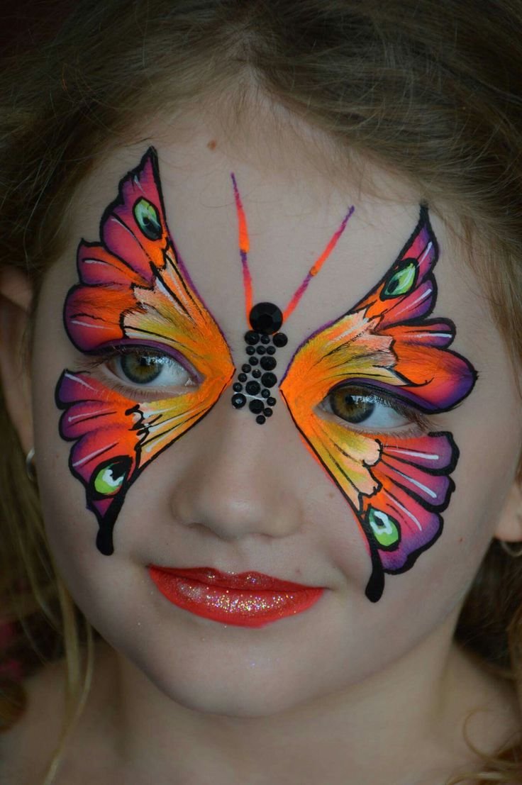 Аквагрим бабочка