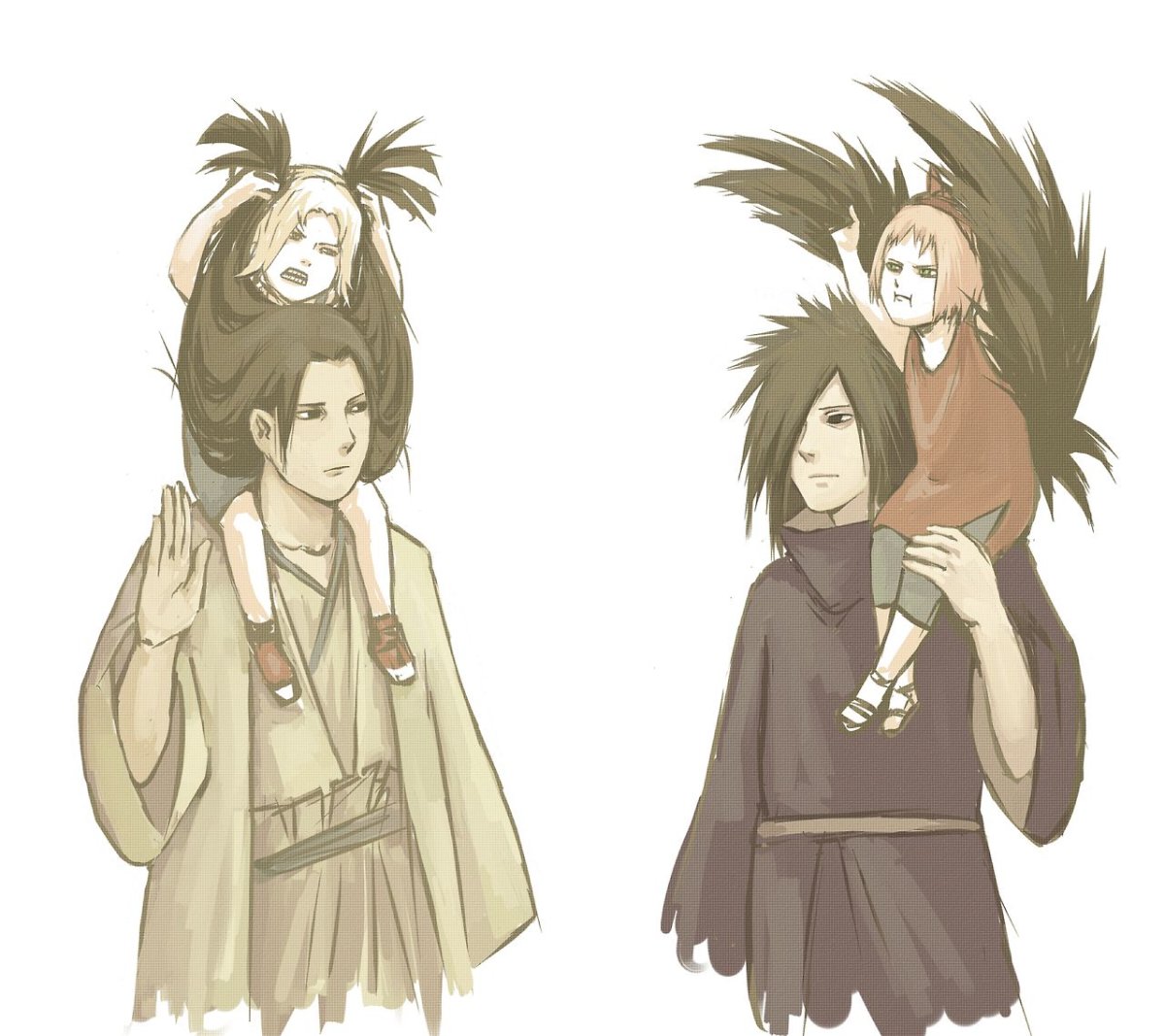 Фем Итачи и Обито