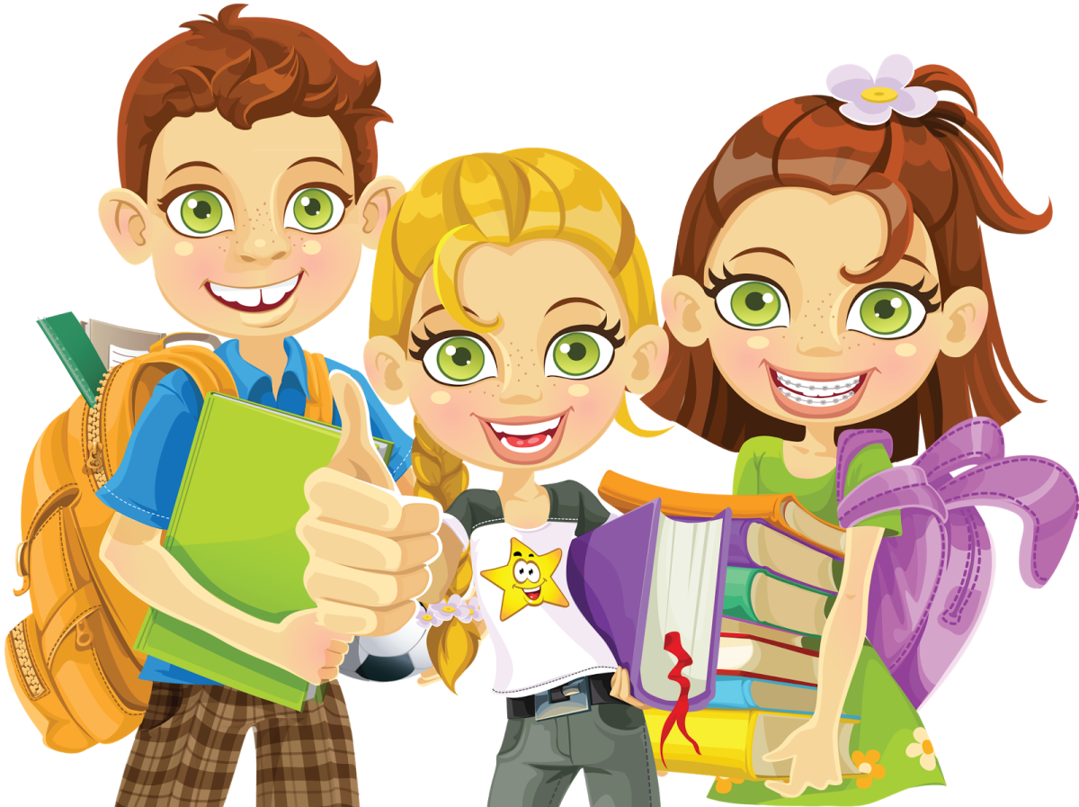 Ученик мультяшный