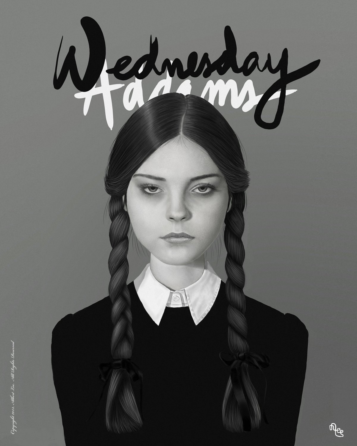 Wednesday Addams 2022 Дженна Ортега