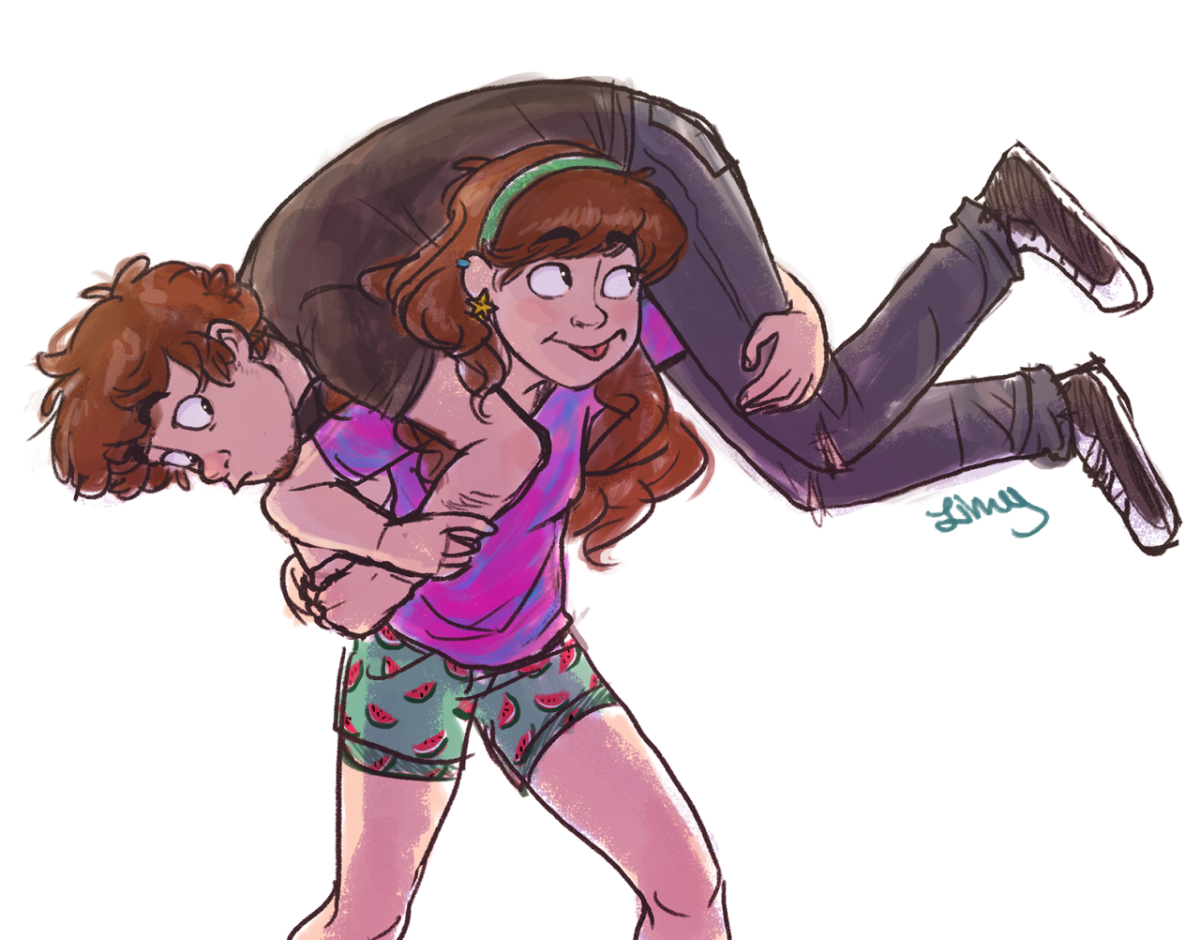 Гравити Фолз Диппер и Мейбл любовь