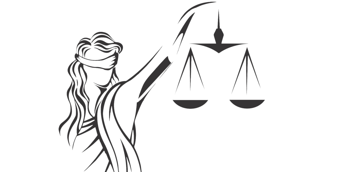 Фемида богиня правосудия в векторе