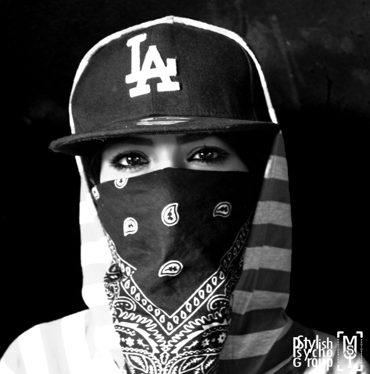 Американские бандиты в банданах