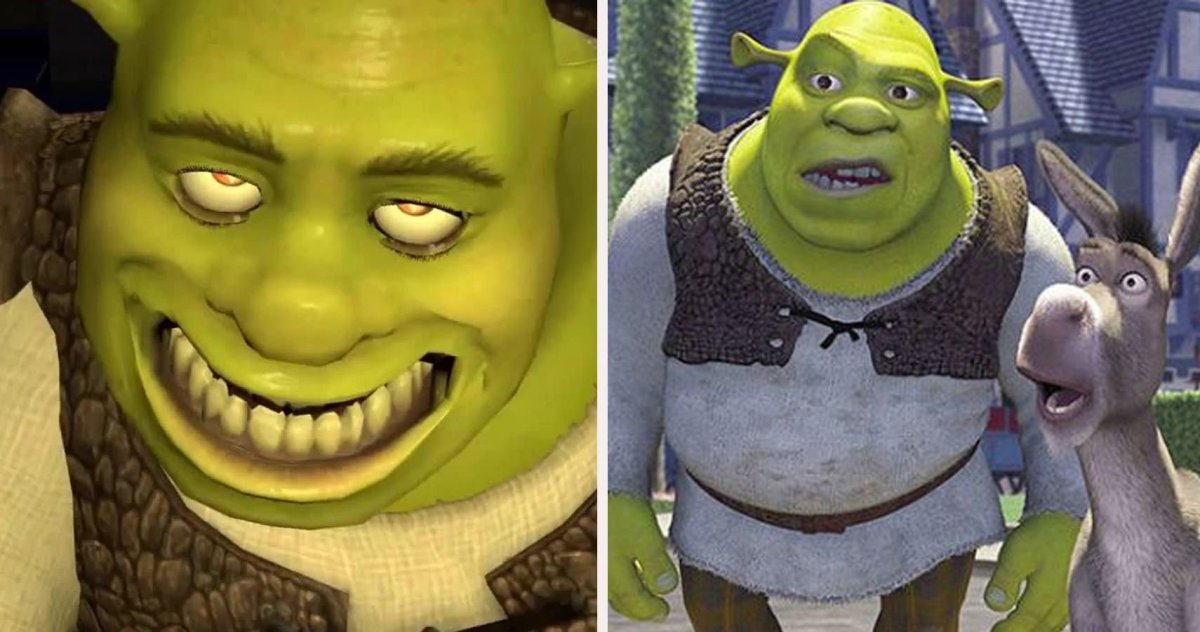 Шрек и пиона