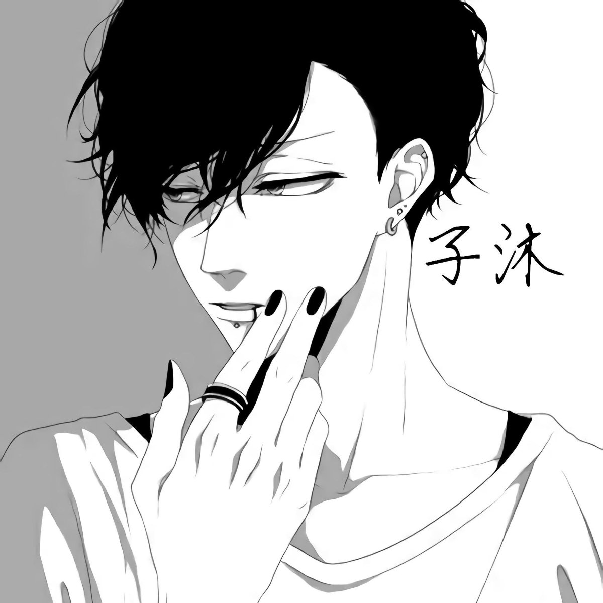 Аниме парень с сигаретой