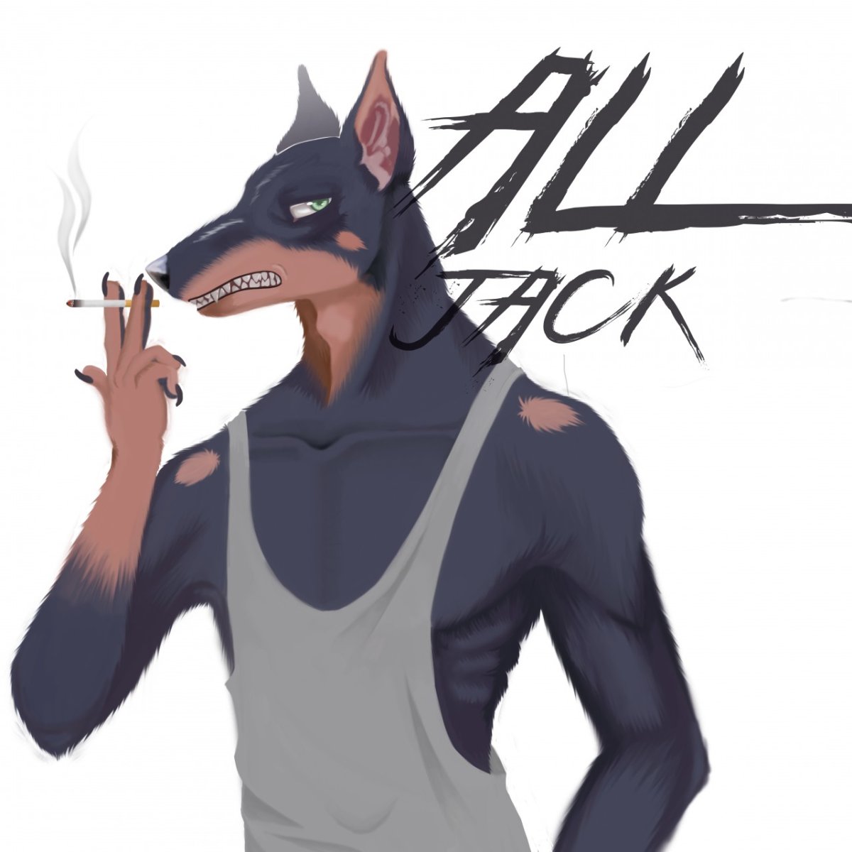 Голубой Доберман Эстетика