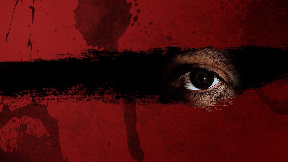 Глаза на Красном фоне