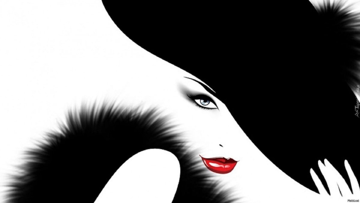 Мультяшная девушка шатенка