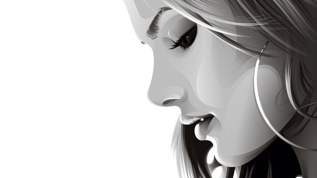 Мультяшная девочка в очках