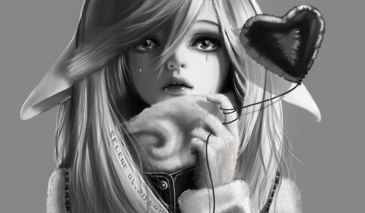 Мультяшная девочка в очках