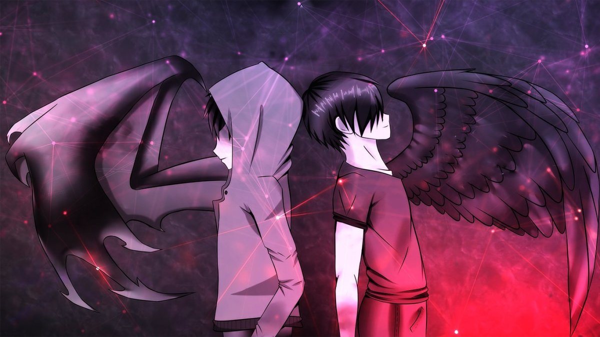 Аниме ангел и демон
