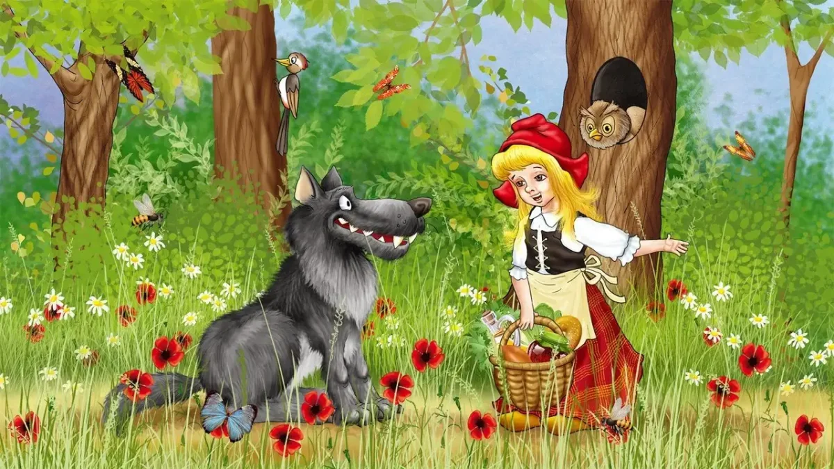 Шарль Перро красная шапочка иллюстрации